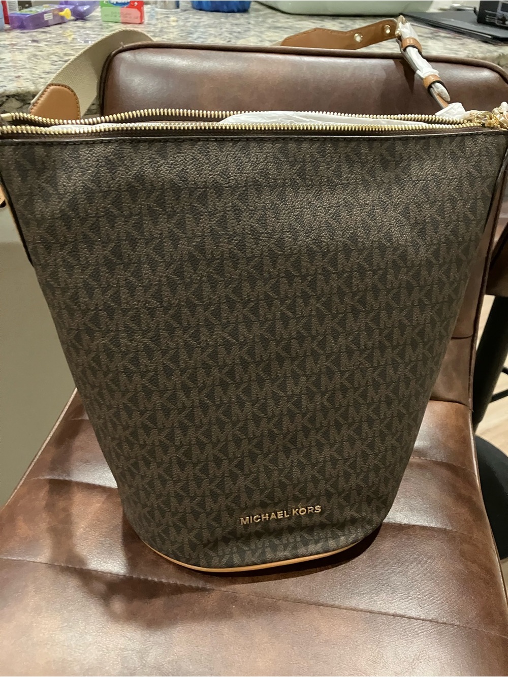 Michael Kors Brooke Bucket Bag w/ Dust Bag